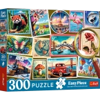 PUZZLE EASYPIECE 300 ELEMENTÓW ZNACZKI POCZTOWE UKŁADANKA 23100 TREFL