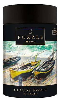 PUZZLE 1000 TRZY ŁODZIE RYBACKIE CLAUDE MONET INTERDRUK ART SZTUKA