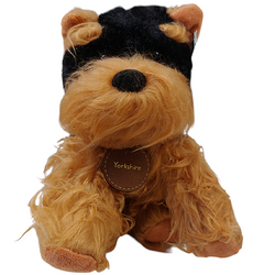 PLUSZAK MASKOTKA PIESEK UROCZA PRZYTULANKA MIĘKKA 18 cm YORKSHIRE TERRIER