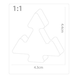 KLOCKI MAŁYCH GENIUSZY EDUKACYJNE KOLOROWE PUZZLE UKŁADANKA 80 EL. ASKATO