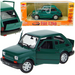 AUTO SAMOCHÓD FIAT 126P MALUCH METALOWY KOLEKCJONERSKI WELLY 1:21 ZIELONY