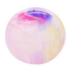 PIŁKA BALONOWA DMUCHANA BAŃKA GUMOWA 40CM MARMUREK ANTYSTRESOWA