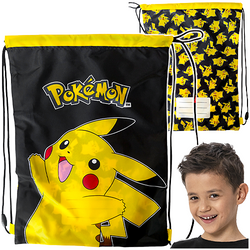 WOREK NA BUTY OBUWIE KAPCIE SZKOLNY NA WF ST.MAJEWSKI POKEMON PIKACHU