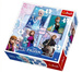 PUZZLE 4W1 KRAINA LODU BOHATEROWIE FROZEN - TREFL