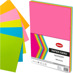 PAPIER KSERO NEONOWY A4/100 ARKUSZY 80G - BENIAMIN