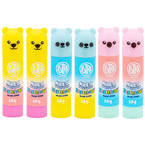 KLEJ SZKOLNY W SZTYFCIE 15g ZWIERZĄTKA MISIE ZMYWALNY ASTRA  - 6 sztuk