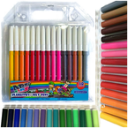 FLAMASTRY PISAKI 30 KOLORÓW ARTI KIDS SZKOLNE INTENSYWNE ŻYWE GRANIT