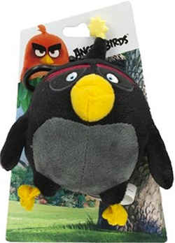 MASKOTKA PLUSZAK PTAK ANGRY BIRDS BRELOK - BOMB
