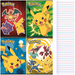 ZESZYT SZKOLNY A5 3 LINIA 16 KARTEK POKEMON PIKACHU MAJEWSKI - 4 sztuki
