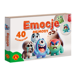 MEMOSY GRA PLANSZOWA PAMIĘCIOWA EMOCJE ROZWIJA PAMIĘĆ UCZY I BAWI ALEXANDER