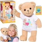 BABY BORN MIŚ PLUSZOWY NIEDŹWIADEK MASKOTKA PRZYTULANKA Z NAJLEJKAMI ALBUM