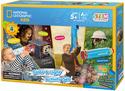 PUZZLE 3D AKTYWNOŚCI Z KOLORAMI I ŚWIATŁEM NATIONAL GEOGRAPHIC CUBIC FUN