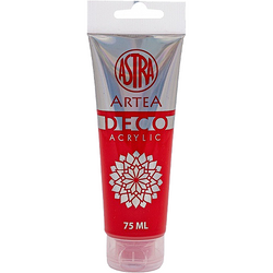 FARBA AKRYLOWA DECO ARTEA TUBKA ASTRA JASNY CZERWONY 75 ml