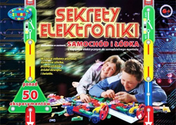 SEKRETY ELEKTRONIKI 50 DOŚWIADCZEŃ SAMOCHÓD ŁÓDKA EDUKACYJNE NAUKA DROMADER