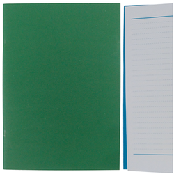 ZESZYT W PRZERYWANE LINIE A5 30 KARTEK NA ZAMÓWIENIE KREDOWY ZIELONY CIEMNY