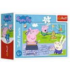 PUZZLE 54 ELEMENTY MINI ŚWINKA PEPPA UKŁADANKA DLA DZIECI 19627 TREFL