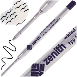 WKŁAD DO DŁUGOPISU ZENITH 4 METALOWY CZARNY ORYGINALNY ASTRA - 5 szt.