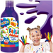 FARBA PLAKATOWA SZKOLNA BAMBINO 500 ml W BUTELCE MAJEWSKI FIOLETOWA