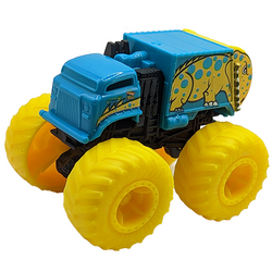 HOT WHEELS MONSTER TRUCKS WILL TRASH IT ALL SAMOCHÓD ŚMIECIARKA DINO MATTEL