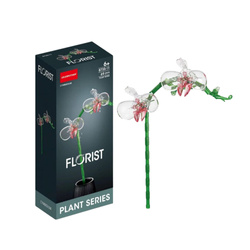 KLOCKI KONSTRUKCYJNE KWIATEK CYMBIDIUM UKŁADANKA 69 el. WHITEHOUSE