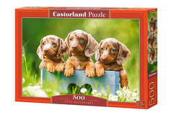 PUZZLE SŁODKIE UROCZE JAMNIKI 500 EL CASTORLAND