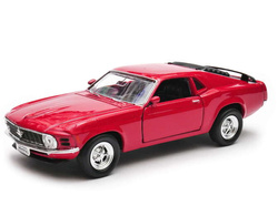 SAMOCHÓD WELLY 1:34 1970 FORD MUSTANG BOSS 302 RED