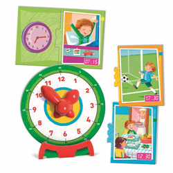 GRA EDUKACYJNA UCZE SIĘ BAWIĄC KTÓRA JEST GODZINA NAUKA ZEGARA CLEMENTONI