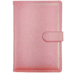 KALENDARZ KSIĄŻKOWY DZIENNY A5 2026 ZAPIĘCIE TERMINARZ HOLOGRAM RÓŻOWY