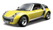SMART ROADSTER COUPE BBURAGO DIAMOND COLLECTION 1/18 AUTO ŻÓŁTE 