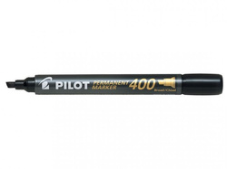 MARKER PERMANENTNY ŚCIĘTY PISAK PILOT 400 WODOODPORNY CZARNY