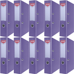 SEGREGATOR A4/75mm OFFICE PRODUCTS Z DŹWIGNIĄ PP FIOLETOWY 10 SZTUK