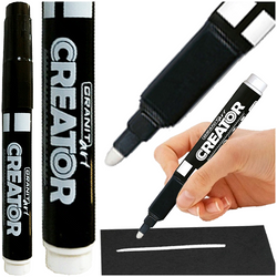 MARKER AKRYLOWY ARTYSTYCZNY DEKORACYJNY GRANIT CREATOR MC3 BIAŁY 