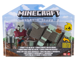 MINECRAFT CRAFT BLOCK FIGURKI NAJEŹDŹCA DEWASTATOR