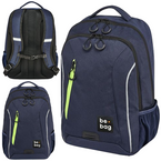 PLECAK BE.BAG URBAN INDIGO BLUE GRANATOWY HERLITZ ERGONOMICZNY WODOODPORNY