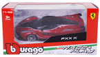 FERRARI FXX K BBURAGO SAMOCHÓD MODEL METALOWY POJAZD LAKIEROWANY 1:43