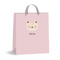 TOREBKA PREZENTOWA OZDOBNA DUŻA I PAPIEROWA 45x33x17cm INTERDRUK ZWIERZĄTKA