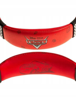 CARS SŁUCHAWKI PRZEWODOWE Z ETUI DLA DZIECI ZYGZAK MCQUEEN AUTA PEBBLE GEAR