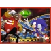 PUZZLE 4w1 SONIC THE HEDGEHOG PRZYGODY SONICA UKŁADANKA 34625 TREFL