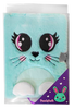 PAMIĘTNIK Z KŁÓDKĄ 3D WŁOCHACZ PLUSZOWY NOTES A5 96 KARTEK KRÓLIK RABBIT