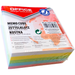 NOTES KOSTKA BIUROWA KLEJONA karteczki 85X85X40 MM 4 kolory - 5 sztuk