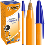 DŁUGOPIS BIC ORANGE FINE 0,8mm Z ZATYCZKĄ ORYGINALNY NIEBIESKI - 20 sztuk