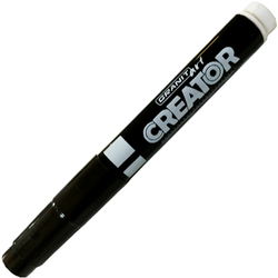MARKER AKRYLOWY ARTYSTYCZNY DEKORACYJNY GRANIT CREATOR MC3 BIAŁY 