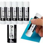 KLEJ W SZTYFCIE SZKOLNY BIUROWY TRANSPARENTNY MOCNY STRONG 25g - 5 szt.