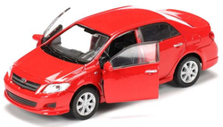 2009 TOYOTA COROLLA METALOWE AUTO KOLEKCJONERSKIE WELLY 1:34