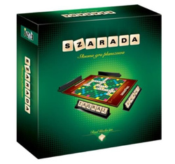 SŁOWNA GRA PLANSZOWA SZARADA JAWA + ZEGAR SCRABBLE
