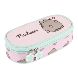 PIÓRNIK SZKOLNY SASZETKA PUSHEEN USZTYWNIONA MAJEWSKI RÓŻOWY KOTEK