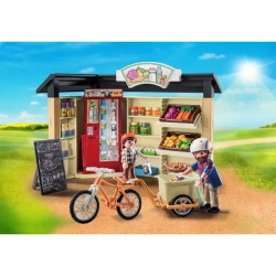 PLAYMOBIL WIEJSKI SKLEP CAŁODOBOWY FIGURKI AKCESORIA ROWER COUNTRY 83 EL.