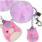 SQUISHMALLOWS BRELOK PLUSZOWY ZAWIESZKA POMPON DO KLUCZY JEDNOROŻEC LOLA