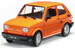 AUTO SAMOCHÓD FIAT 126P MALUCH METALOWY KOLEKCJONERSKI WELLY 1:21 POMARAŃCZ