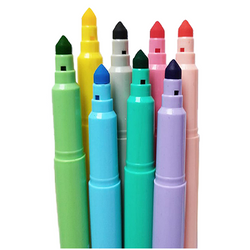 FLAMASTRY MAZAKI PISAKI MARKERY KEYROAD FIBER MARKER PASTEL 8 KOLORÓW 